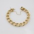 Pulsera bilbao maciza de oro de segunda mano