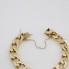 Pulsera bilbao maciza de oro de segunda mano