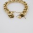 Pulsera bilbao maciza de oro de segunda mano