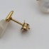 Pendientes TOUS FERMÉ de oro, nácar y cristal de roca
