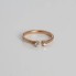 Anillo TOUS LIGHT de oro rosa con diamantes de segunda mano