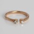 Anillo TOUS LIGHT de oro rosa con diamantes de segunda mano