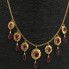 Collar de oro con circonitas de segunda mano