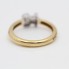 Anillo TOUS GEN de oro bicolor con diamantes de segunda mano