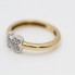 Anillo TOUS GEN de oro bicolor con diamantes de segunda mano