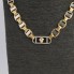 Cadena estilo versace de oro, circonitas y ónix segunda mano