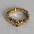 Anillo TOUS MIL FLORES de oro con diamante