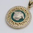Colgante estilo versace de oro con circonitas de segunda man