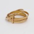 Anillo semanario de oro de segunda mano
