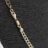 Cadena cubana maciza de oro de 14k de segunda mano