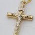 Penjoll creu amb Crist d'or bicolor de segona mà