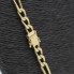 Cadena maciza estilo cartier de oro de segunda mano