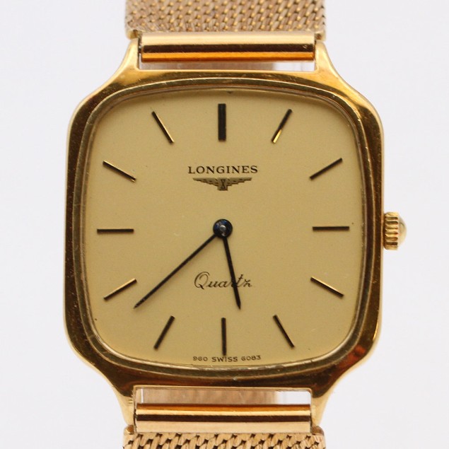 Reloj LONGINES QUARTZ de oro de...