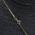 Cadena marina con colgante cruz de oro de segunda mano