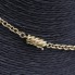 Collier tubulaire galonné en or avec diamants d'occasion