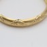Aros labrados de oro de segunda mano
