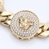Pulsera estilo versace de oro con circonitas de segunda mano