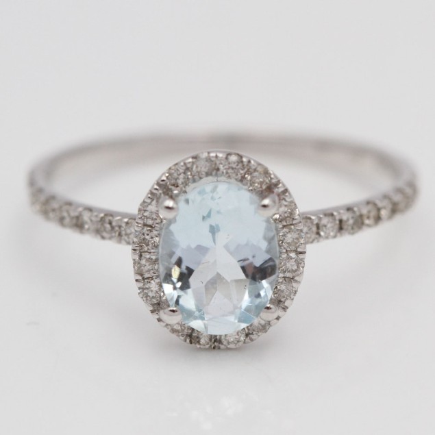 Anillo AGUAMARINA "EL QUILATE" de...