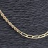 Cadena alternada con cordón de oro de segunda mano