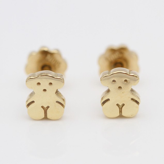 Pendientes TOUS PUPPIES de oro de...