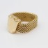 Anillo TOUS MESH de oro de segunda mano