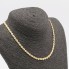 Collar de oro tricolor de segunda mano