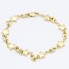 Pulsera estrellas de oro de segunda mano