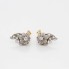 Boucles d'oreilles style vintage en or avec diamants d'occasion