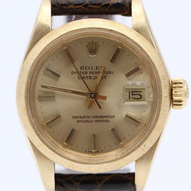 Montre ROLEX DATEJUST 6917 en or...