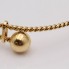 Brazalete sogueado ajustable de oro de segunda mano