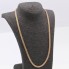 Cadena malla semi hueca de oro 14k de segunda mano