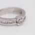 Anillo de oro con diamantes de segunda mano
