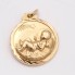 Medalla ángel de la guarda de oro de segunda mano