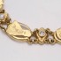Pulsera Islas Canarias de oro con circonitas de segunda mano