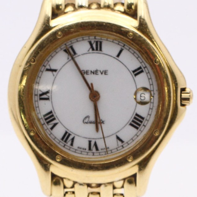 Reloj GENEVE QUARTZ de oro segunda E355270