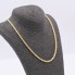 Cordón semi hueco de oro de segunda mano