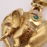 Colgante elefante de oro con perla y diamantes  segunda mano