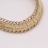 Pulsera articulada labrada de oro de segunda mano
