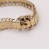 Pulsera articulada labrada de oro de segunda mano