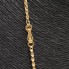 Cadena semi hueca de oro de segunda mano