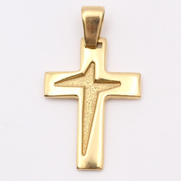 Pendentif croix en or d'occasion