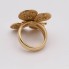 Anillo TOUS BUTTERFLY de oro con diamantes de segunda mano
