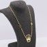 Collier couronnes en or avec zircones d'occasion