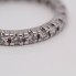 Aliança d´or blanc amb diamants de segona mà
