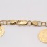 Pulsera monedas de oro de segunda mano