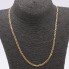 Cadena plana estilo cartier de oro de segunda mano