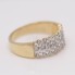Bague en or avec diamants d'occasion