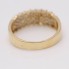 Bague en or avec diamants d'occasion