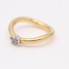 Anillo TOUS ONDAS de oro con diamantes de segunda mano