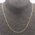 Cadena maciza estilo cartier de oro de segunda mano